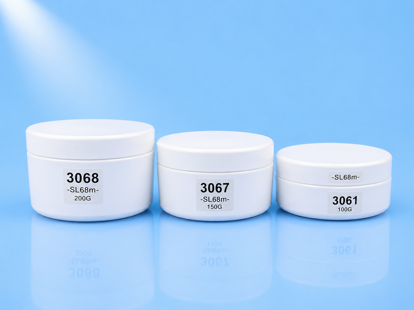 100-200g Cosmetics Jar  : 3068 & 3067 & 3061