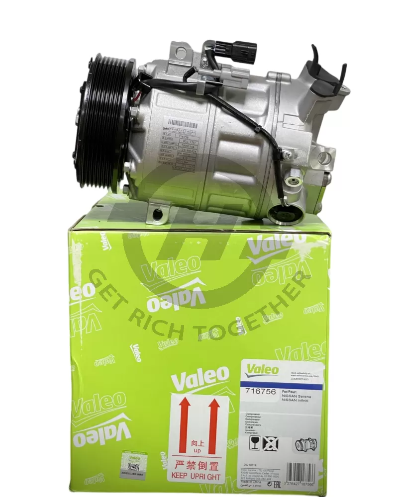 VALEO COMPRESSOR 716756 T93631AA DCS-17EC OEM 92600-1VA0D FOR NISSAN SERENA C26