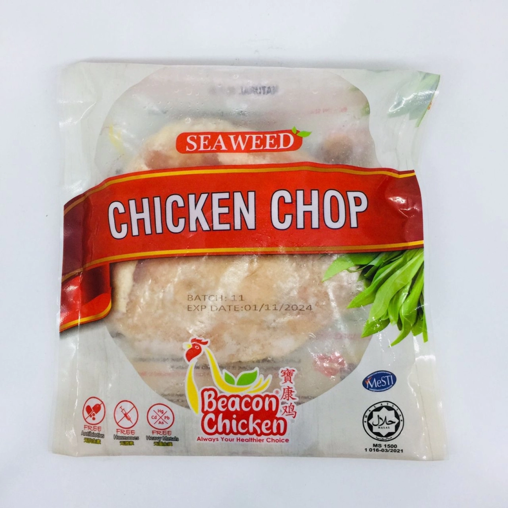 Beacon Seaweed Chicken Chop L size寶康海藻鷄鷄扒300g