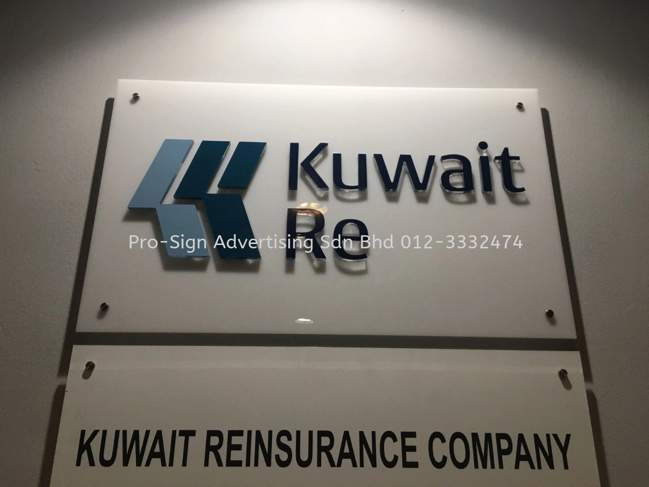 3D ACRYLIC PANEL (KUWAIT RE, KL, 2018)