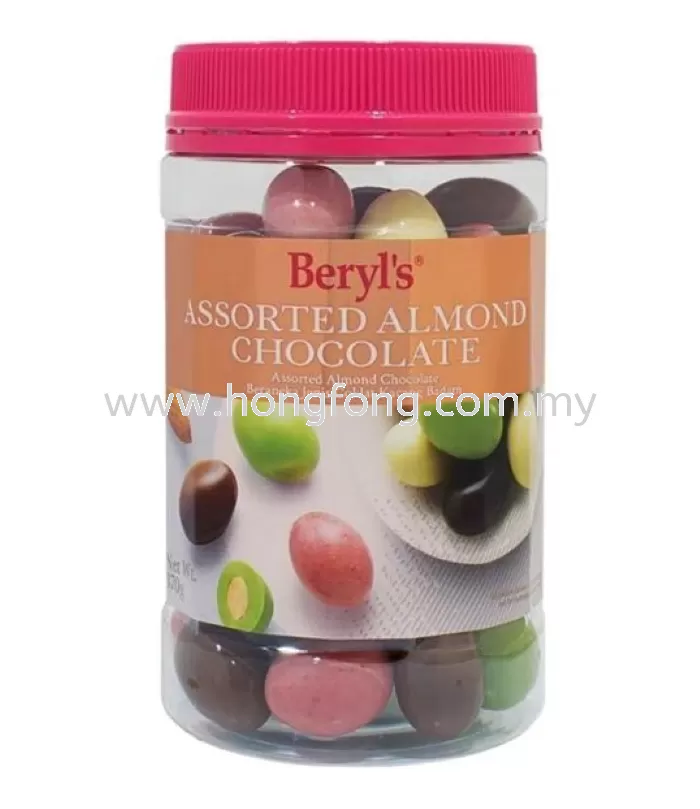 BERYL'S JAR-ASST ALMOND CHOCO (370G)/jar