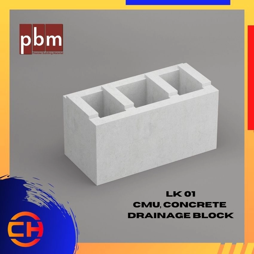 CONCRETE DRAINAGE BLOCK LK 01