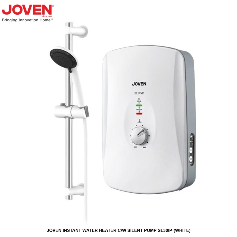 JOVEN INSTANT WATER HEATER COME WITH SILENT PUMP SL30IP WHITE