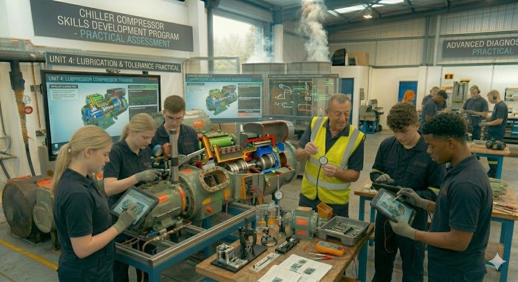 Chiller compressor skills development program