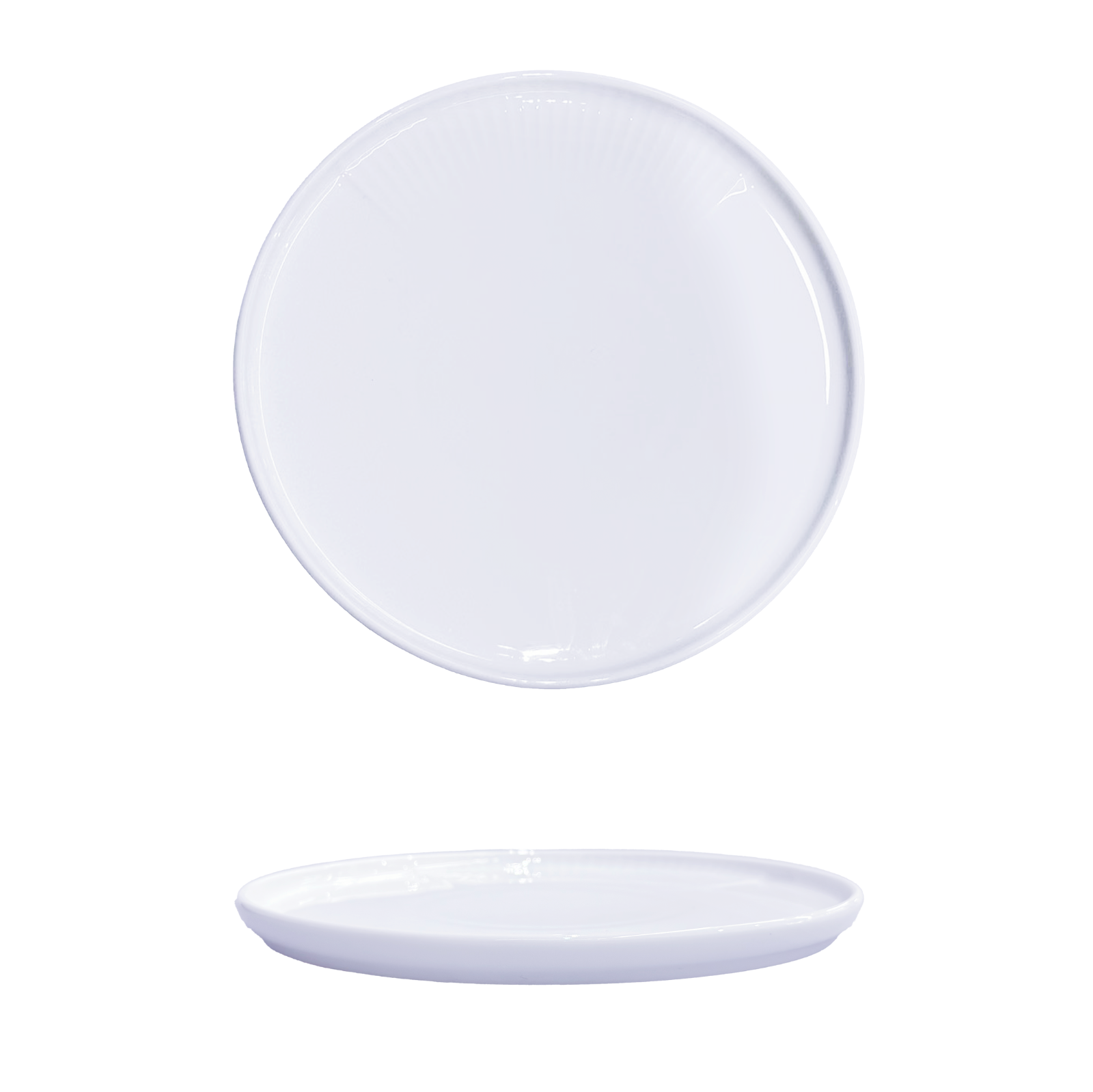 YGB-9'' -new-art-round-plate-月光白-9-新艺圆盘