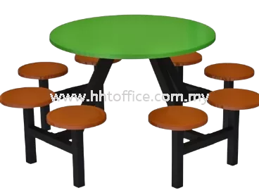 C9 - 8 Seater Round Stool Food Court-Set