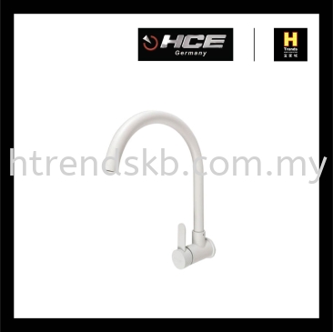 HCE Wall Sink Tap SFK2603C White