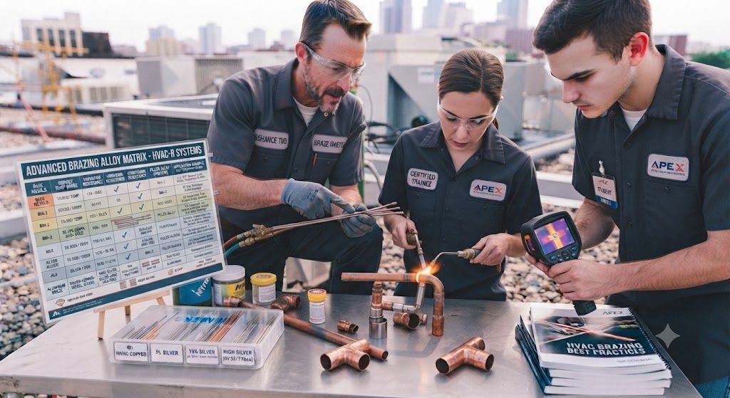 advanced brazing filler rod selection HVAC