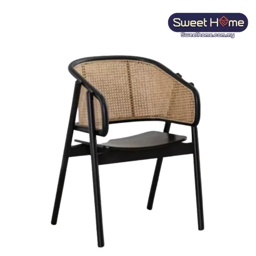 Rattan Wood Cafe Dining Chair | Cafe Furniture