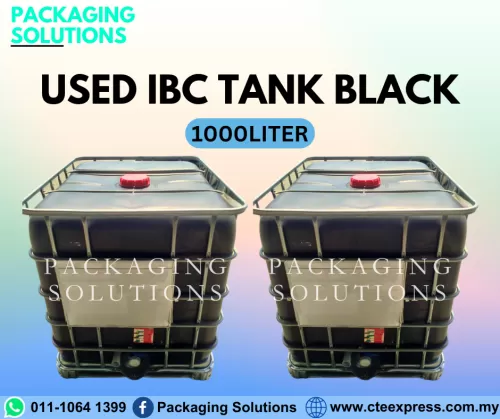 Used IBC Tank Black - 1000L