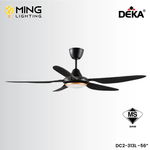 DEKA Fan DC2-313L Ceiling Fans Light 56"