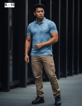 Custom Batik Sublimation T-Shirt