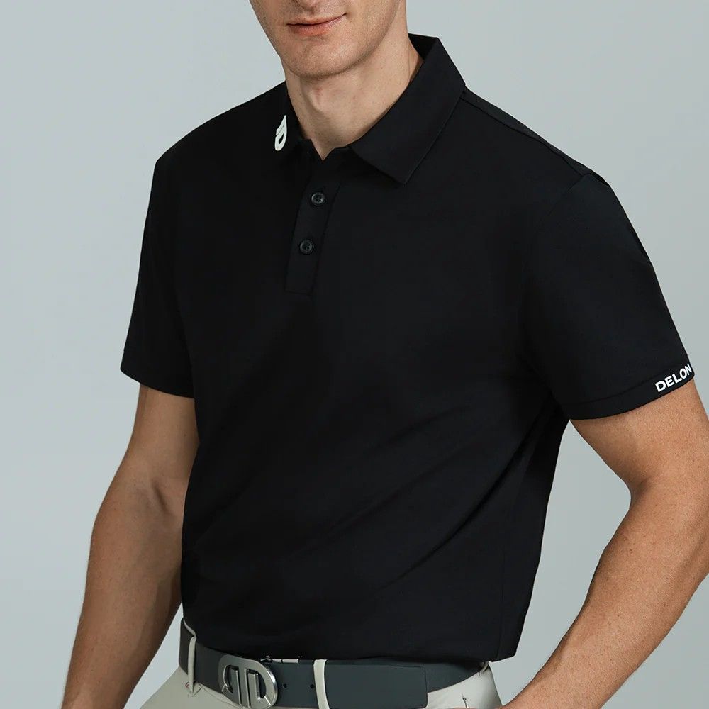 Delon - AeraFlex 'D' Contrast Collar - Men Polo
