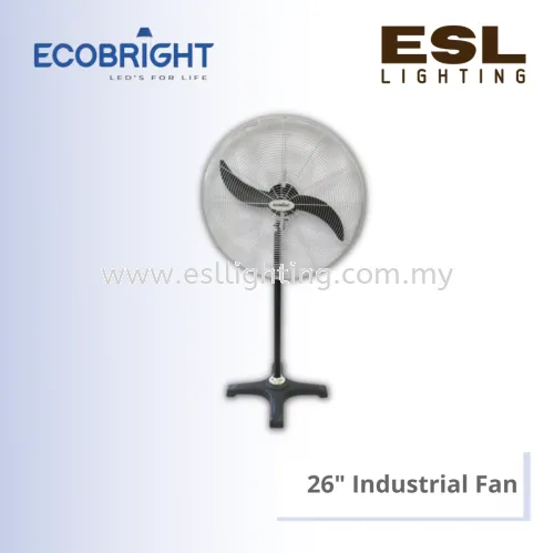 ECOBRIGHT 26" Industrial Stand Fan 195W - EB-26SF