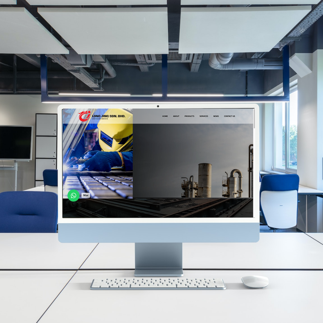 Steel Fabrication Website Design & SEO | Penang
