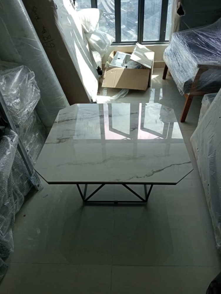 Whole House Furniture Supply Furnish | Modern Design Round Ceramic Table | Ceramic Coffee table | Dining Chairs | MUJI Solid Wood Sofa | Klang | Cheras | Mont Kiara | Ampang | Seri Kembangan | Muar | Johor Bahru | Kulim | Lunas
