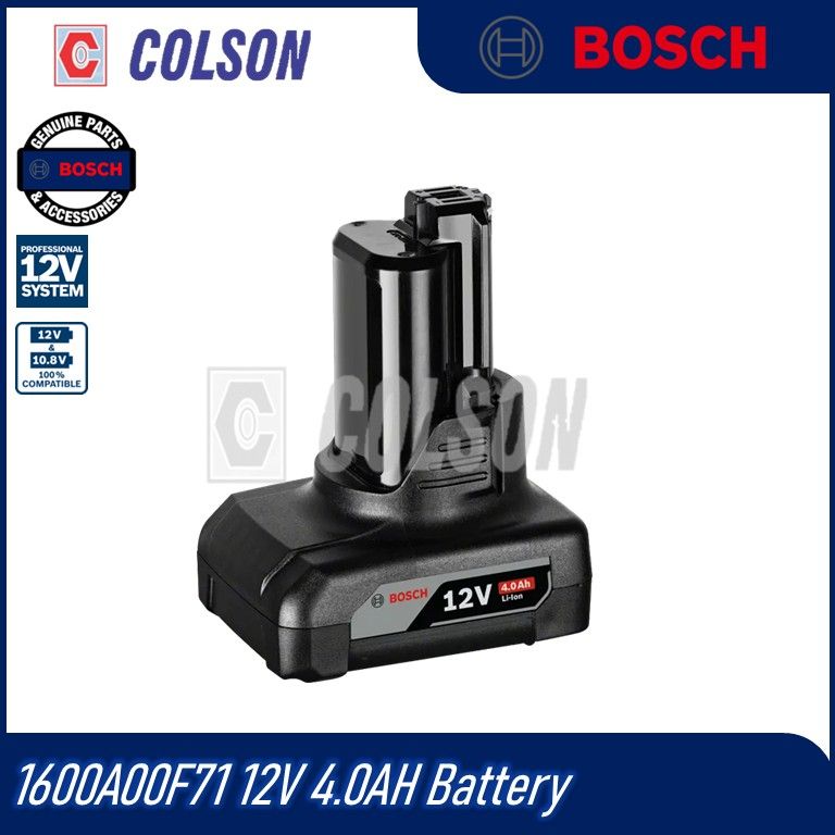 BOSCH 1600A00F71 12V 4.0AH Battery