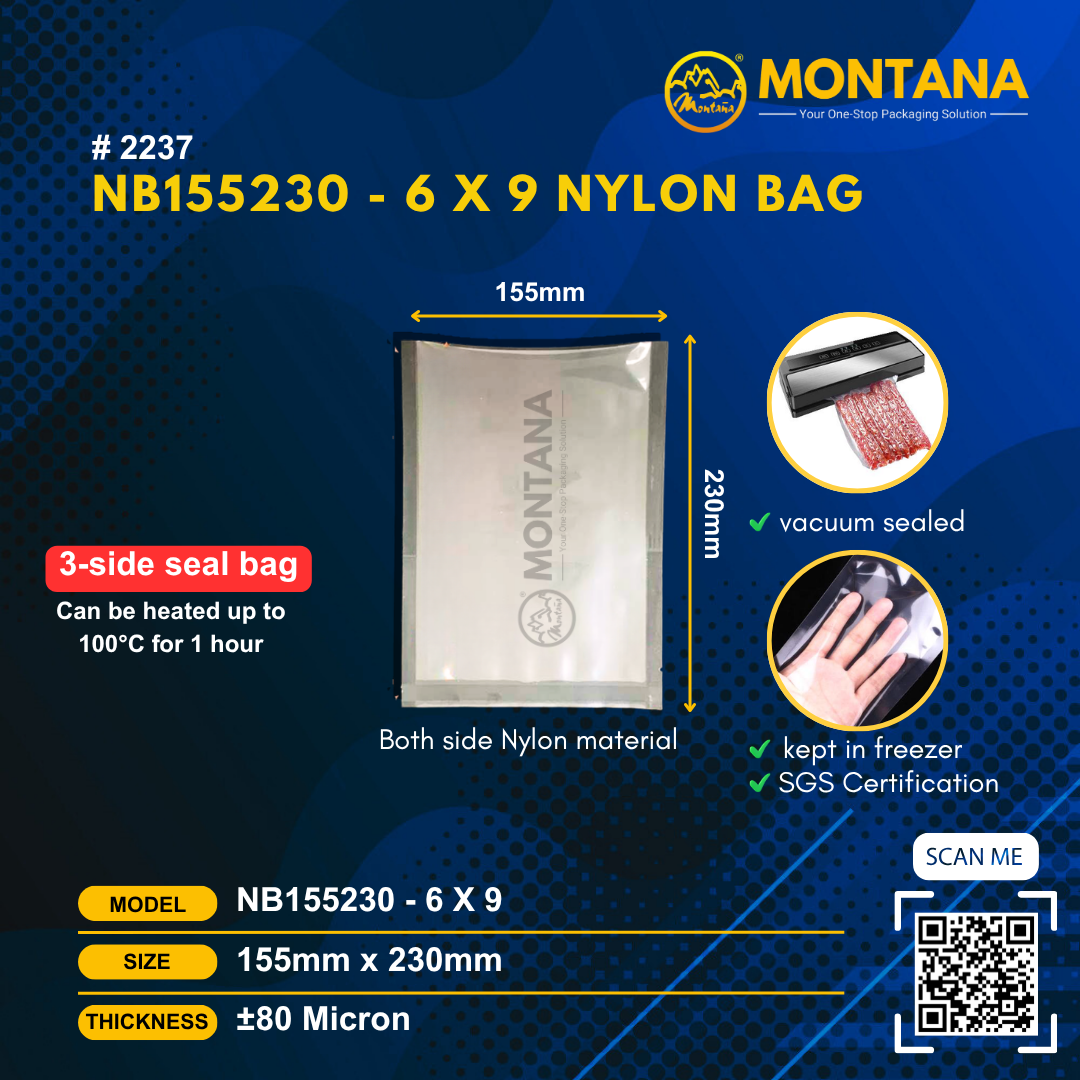(2237) NB155230 - 6 x 9 NYLON BAG