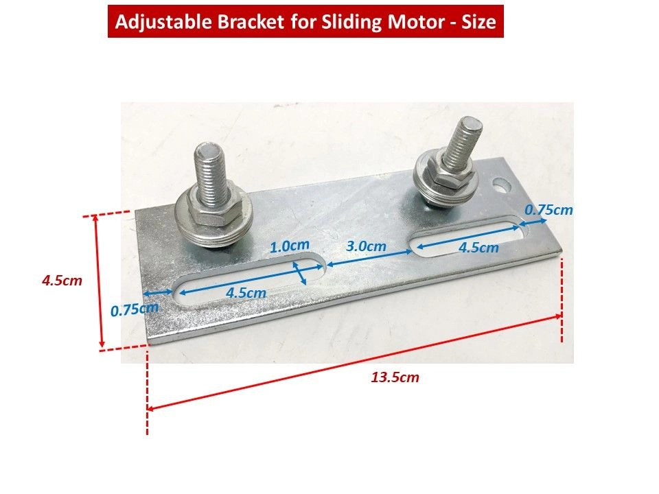 Autogate Bracket for Sliding Motor - Adjustable Bracket Autogate Motor