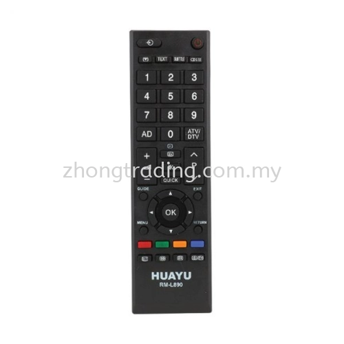 HUAYU LED Multi Remote Control RM-L890 (TOSHIBA)