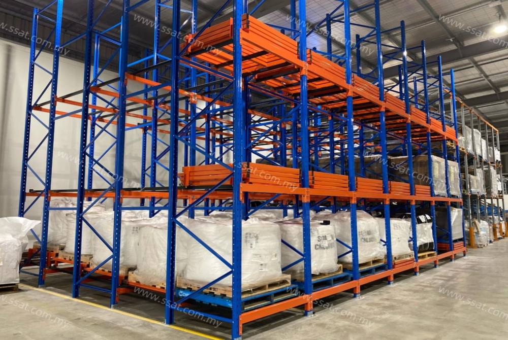 Push Back Racking System Warehouse Racking System Johor, Malaysia ...