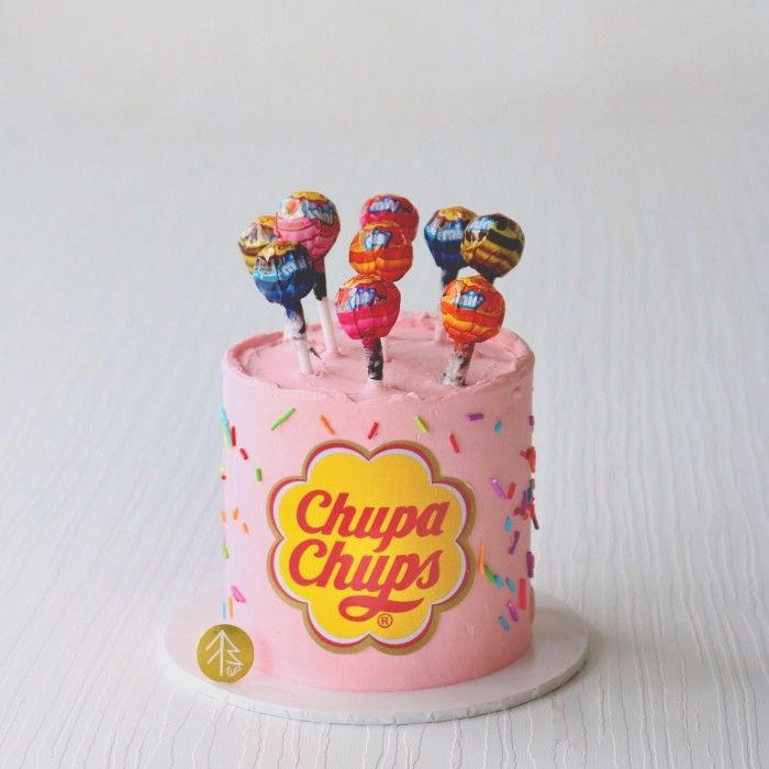 Chupa Chups Lollipop Cake 4 “(Same Day Deliver)