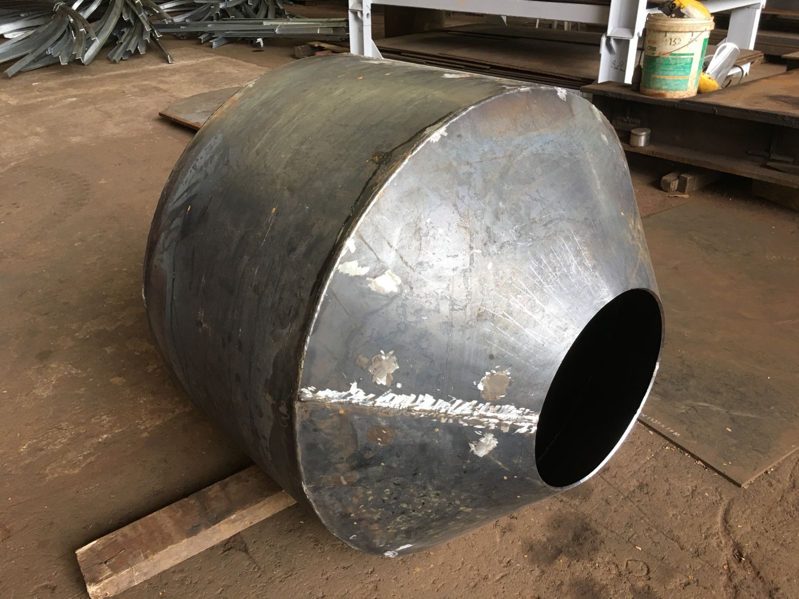 Steel Cylinder and Cone Item Fabrication