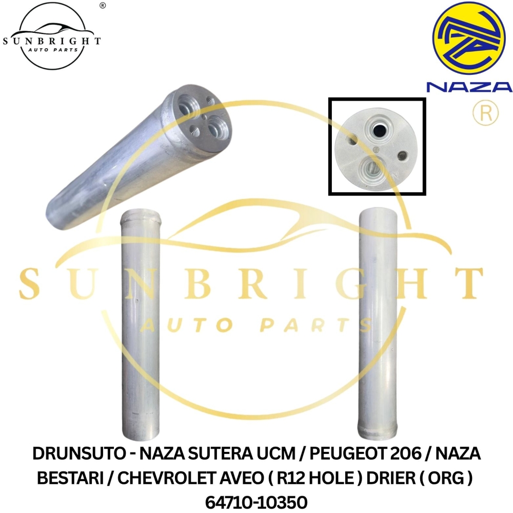 DRUNSUTO - NAZA SUTERA UCM / PEUGEOT 206 / NAZA BESTARI / CHEVROLET AVEO ( R12 HOLE ) DRIER ( ORG ) 64710-10350