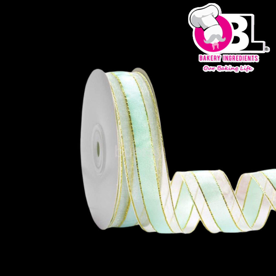 115537 RIBBON LIGHT GREEN 2.5CM