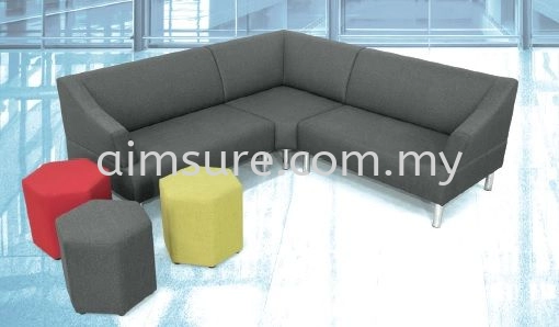 Mela L Shape Office sofa set AIM1116ML