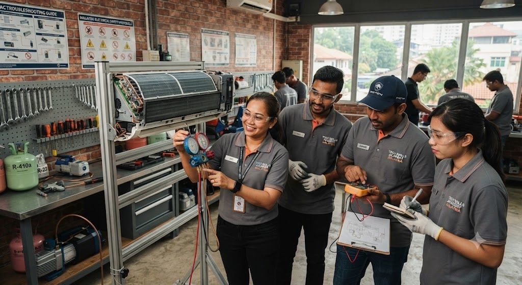 Air conditioning servicing training Malaysia