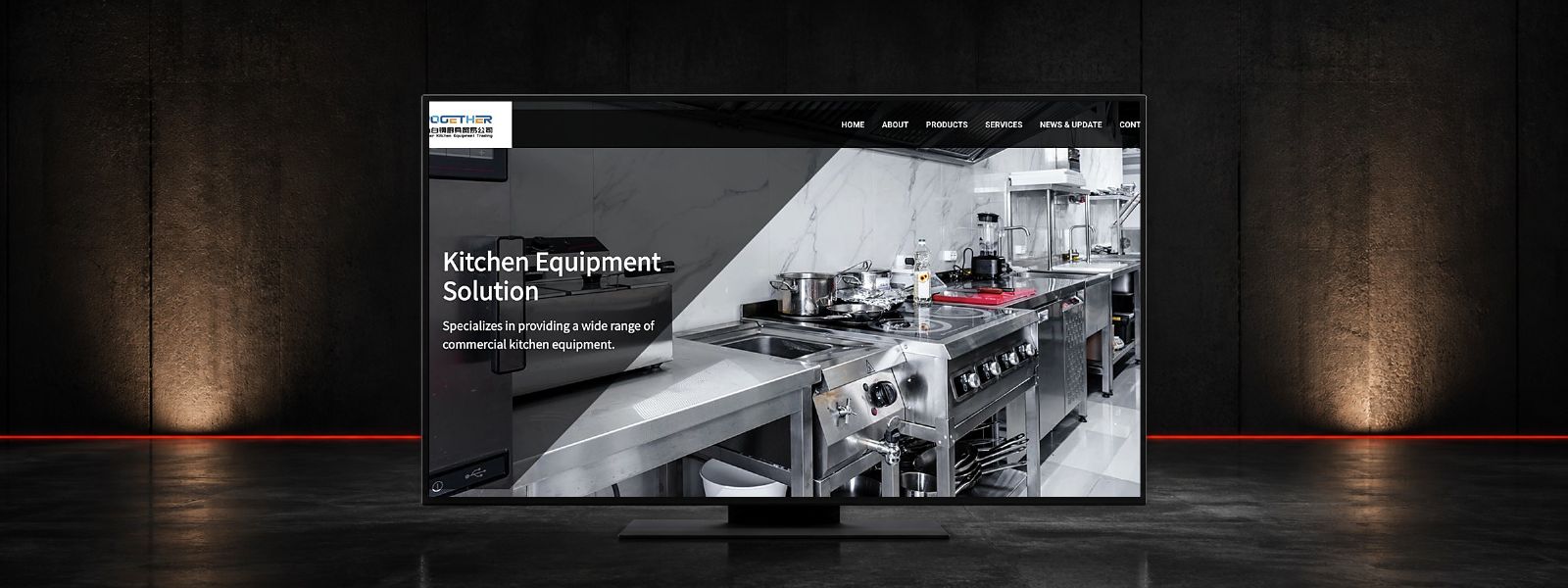 Together Kitchen: Commercial Kitchen Equipment Website Case Study in Selangor