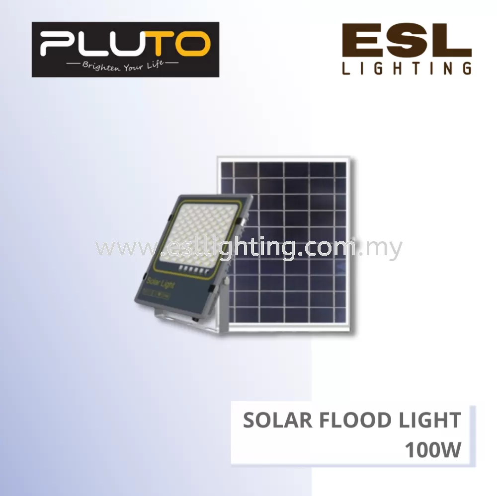 PLUTO Solar Flood Light 100W - PLT-S2000