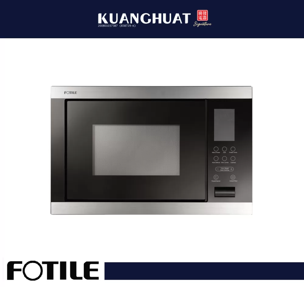 [PRE-ORDER 7 DAYS] FOTILE 25L Built-In Microwave Oven HW25800K-03G