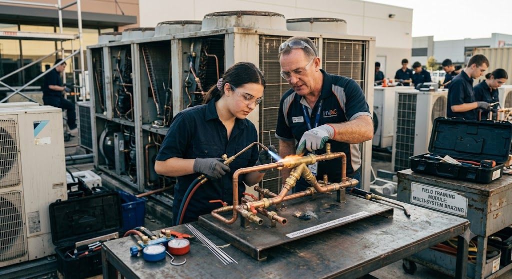 HVAC field brazing training course