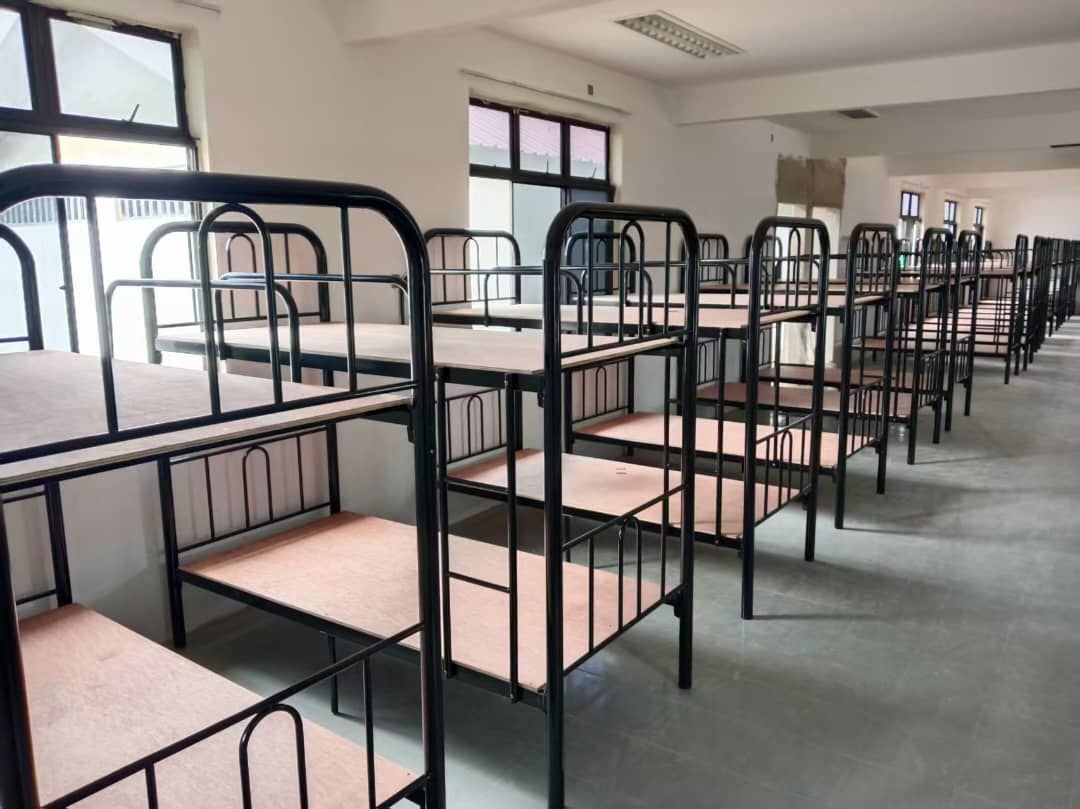 Heavy Duty Splitable Double Decker Metal Bed | Hostel Bunk Bed with Plywood Base | JTK Standard Worker Dormitory Bed Malaysia | Deliver Asrama, Kem Tentera, UPKAT, Penang,Perlis,Kedah, Selangor, Perak