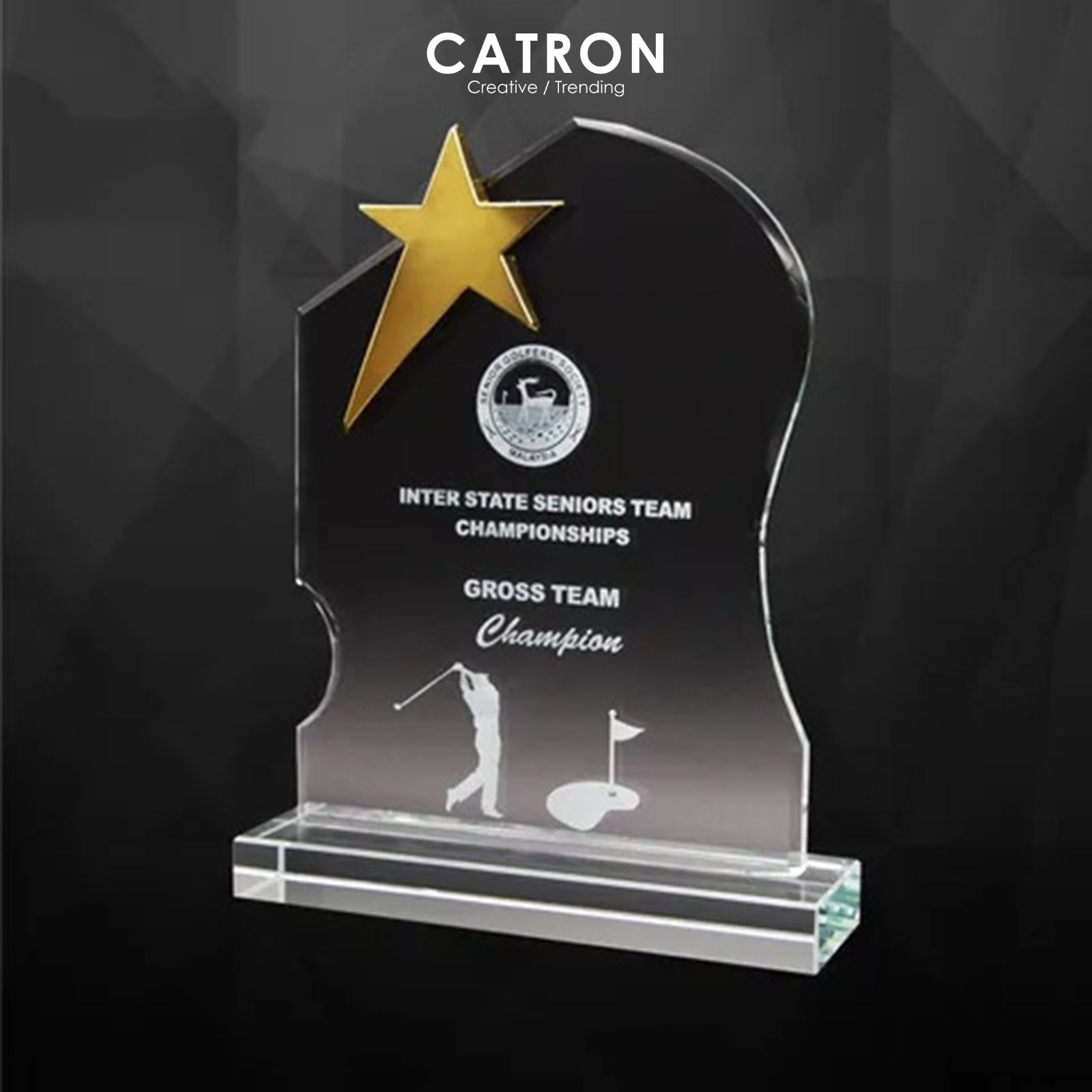 9250 - CRYSTAL PLAQUE