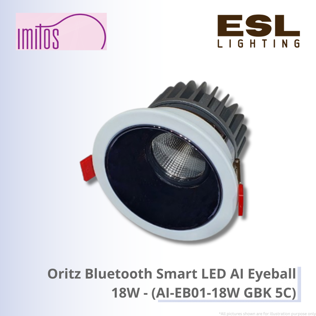 IMITOS Oritz Bluetooth Smart LED AI Eyeball 18W - AI-EB01-18W GBK 5C