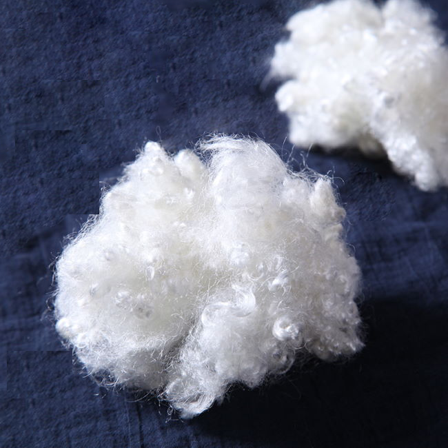 Top Quality 15D x 64MM HCS Polyester Staple Fiber Pillow Filling Material