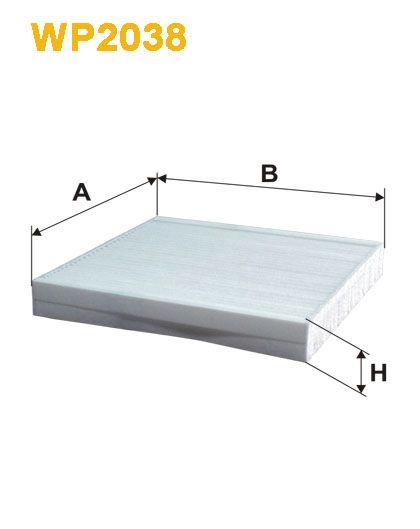 Original WIX Cabin Filter WP2038 - for HONDA CR-V V (RW) 1.5 VTEC