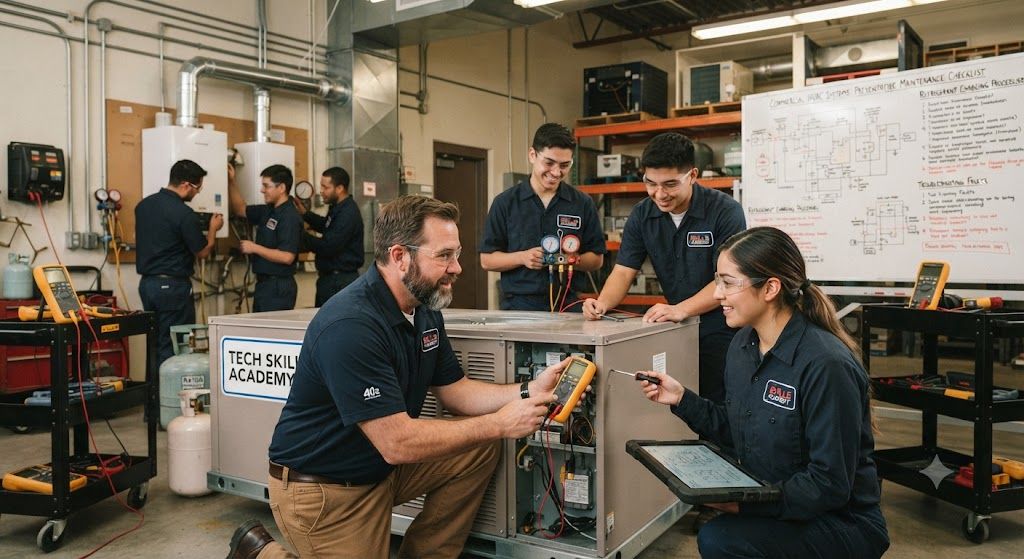 Commercial HVAC preventive maintenance training