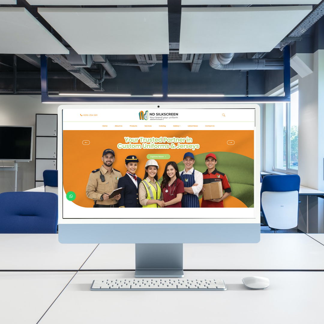 ND Silkscreen Trading Website Design & SEO Case Study | Printing & Signage in Selangor