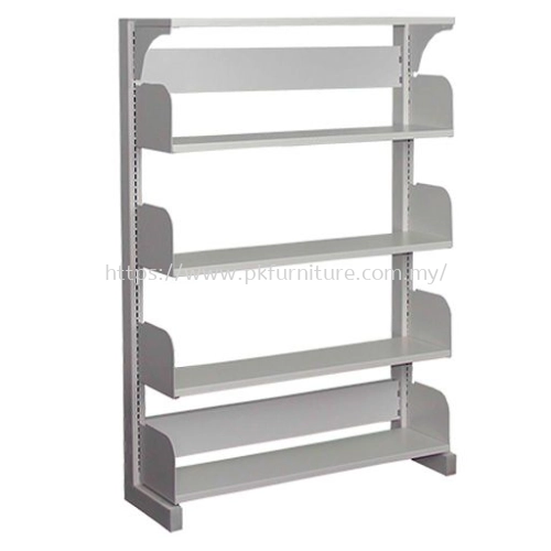 Library Shelving & Equipment - SSLS-4L-OP - Single Sided Library Shelving (4 Shelves)