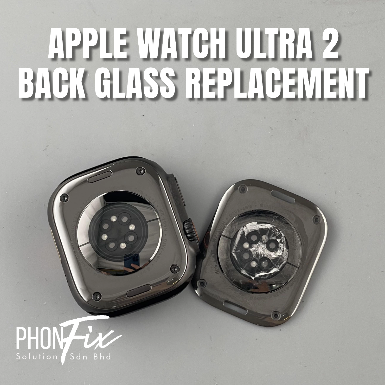 APPLE WATCH ULTRA 2 BACK GLASS REPLACEMENT