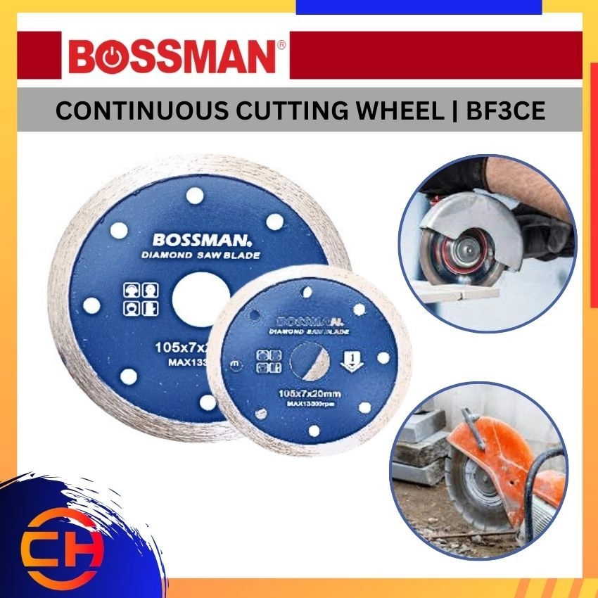 BOSSMAN DIAMOND CUTTING WHEEL BF3CE CONTINUOUS CUTTING WHEEL 