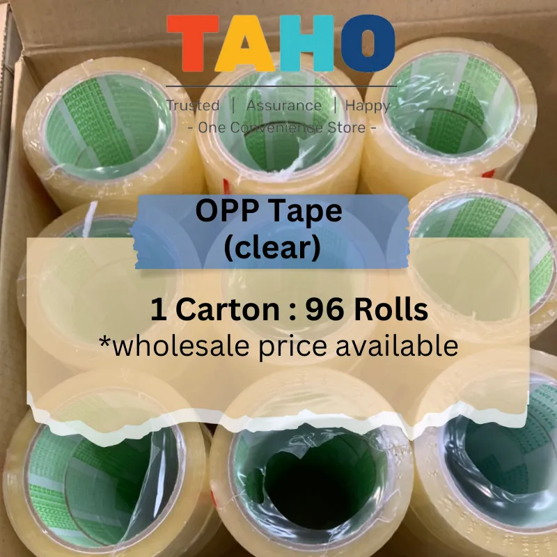 OPP Tape (Clear) 48mm _1 ROLL / 1 CARTON