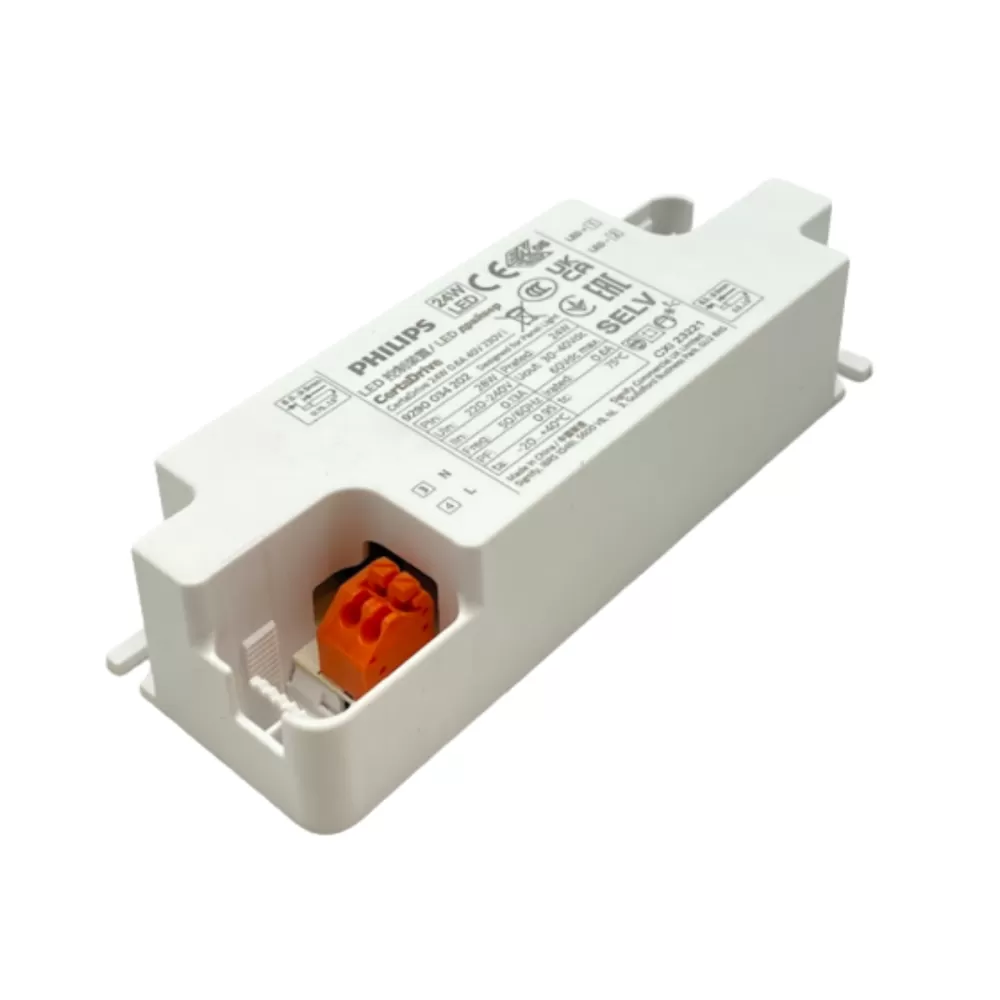 PHILIPS CERTADRIVE 24W 0.6A 40V 230V I LED ELECTRONIC BALLAST/ DRIVER 9290034202