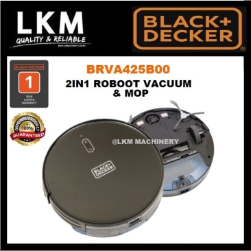 Black & Decker 2-In-1 Smart Robot Vacuum Cleaner & Mop BRVA425B00