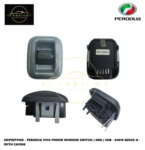 SWPWPVISO - PERODUA VIVA POWER WINDOW SWITCH ( ORG ) SUB - 84810-BZ020-A - WITH CASING