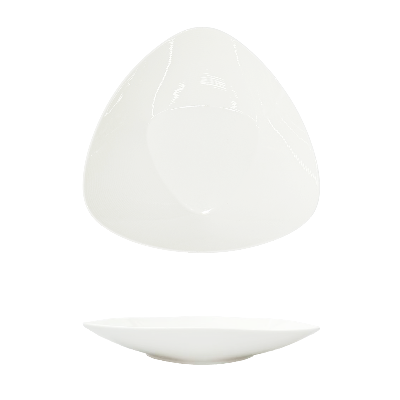 YX-BC-9'' Hans Pattern Rice Dumpling Plate 9 汉斯纹粽形盘